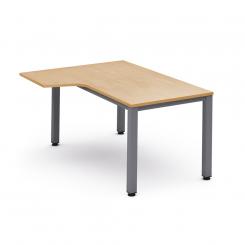 ROCADA Kit Mesa Executive L Izquierda 160X110 Cromado/Haya