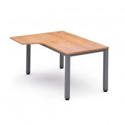 ROCADA Kit Mesa Executive L Izquierda 180X110 Cromado/Roble