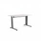 ROCADA Kit Mesa Metal 140X80 Aluminio / Blanco