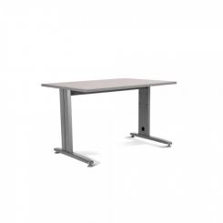 Rocada mesa de oficina serie metal 140x80 aluminio / gris