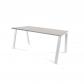 rocada-kit-mesa-serie-blanca-160x80-aluminio-gris
