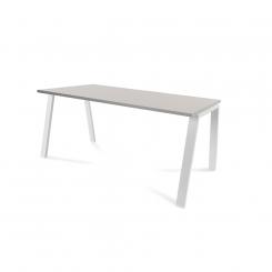 ROCADA Kit Mesa Serie Blanca 160X80 Aluminio/ Gris