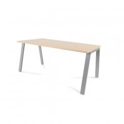 ROCADA Kit Mesa Serie Blanca 160X80 Aluminio/ Haya