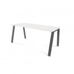ROCADA Kit Mesa Serie Blanca 160X80 Antracita/ Cristal