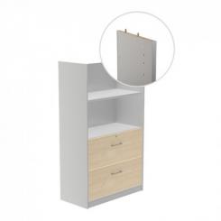 ROCADA Kit Store 156X90X45 Estructura Aluminio/Frontales Haya Sin Tapa
