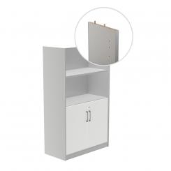 ROCADA Kit Store 156X90X45 Estructura Aluminio/Puertas Blanco Sin Tapa