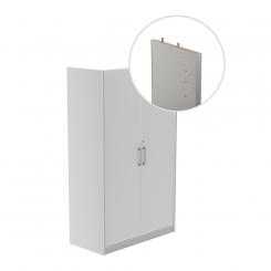 ROCADA Kit Store 156X90X45 Estructura Aluminio/Puertas Gris Sin Tapa