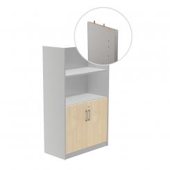 ROCADA Kit Store 156X90X45 Estructura Aluminio/Puertas Haya Sin Tapa