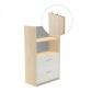 ROCADA Kit Store 156X90X45 Estructura Haya/Frontales Blanco Sin Tapa