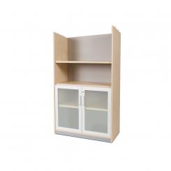 ROCADA Kit Store 156X90X45 Estructura Haya/Puertas Cristal Sin Tapa