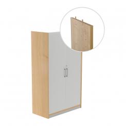ROCADA Kit Store 156X90X45 Estructura Roble/Puertas Totales Gris Sin Tapa