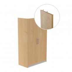 ROCADA Kit Store 156X90X45 Estructura Roble/Puertas Totales Roble Sin Tapa