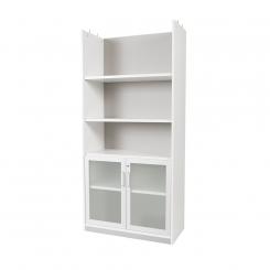 ROCADA Kit Store 195X90X45 Estructura Blanca/Puertas Cristal
