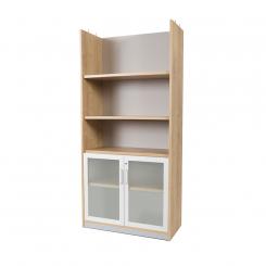ROCADA Kit Store 195X90X45 Estructura Roble/Puertas Cristal