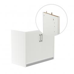 ROCADA Kit Store 78X90X45 Estructura Blanca/Puertas Blanco Sin Tapa