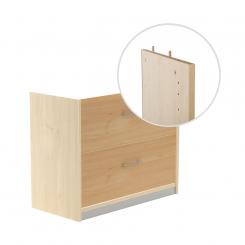 ROCADA Kit Store 78X90X45 Estructura Haya/Frontales Roble Sin Tapa