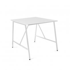 ROCADA Mesa Alta Stand  120X120 Estructura Blanca / Tablero Blanco