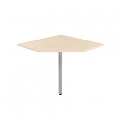 Rocada mesa ángulo 90º para mesa de oficina serie work/metal aluminio/haya