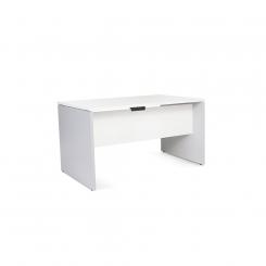 ROCADA Mesa De Oficina Individual Serie Work 140X80 Gris / Blanco