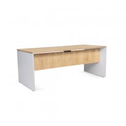 ROCADA Mesa De Oficina Individual Serie Work 180X80 Gris/Roble