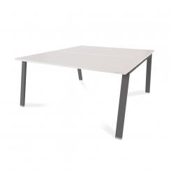 Rocada mesa de oficina serie blanca 160x163 antracita / blanco