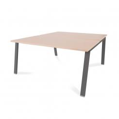 Rocada mesa de oficina serie blanca 160x163 antracita / haya
