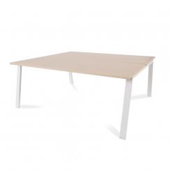 Rocada mesa de oficina serie blanca 180x163 blanco / haya. DISPONIBLE EN DISTINTOS ACABADOS. CONSÚLTANOS TODAS LAS OPCIONES DISPONIBLES.