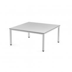 Rocada mesa de oficina serie executive 120x120 blanco/ gris