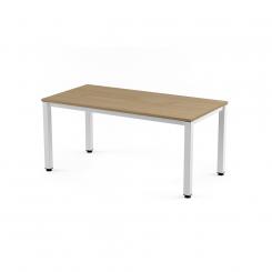 Rocada mesa de oficina serie executive 120x80 blanco/ roble