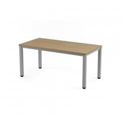 Rocada mesa de oficina serie executive 140x80 aluminio / roble