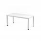 Rocada mesa de oficina serie executive 140x80 blanco / blanco