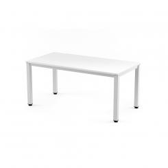 Rocada mesa de oficina serie executive 140x80 blanco / blanco