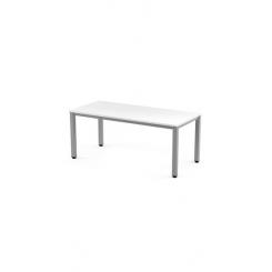 Rocada mesa de oficina serie executive 160x80 aluminio/blanco
