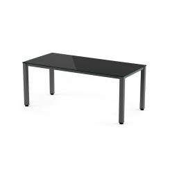 Rocada mesa de oficina serie executive 160x80 aluminio / roble