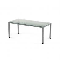 Rocada mesa de oficina serie executive 180x80 aluminio/ cristal