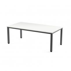 Rocada mesa de oficina serie executive 200x100 antracita/blanco