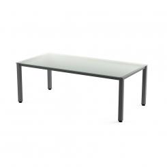 Rocada mesa de oficina serie executive 200x100 antracita/ cristal