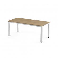 Rocada mesa de oficina serie executive 200x80 blanco/ roble