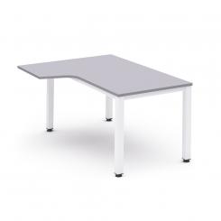 Rocada mesa de oficina serie executive con forma de L izquierda 160x120 blanco/gris
