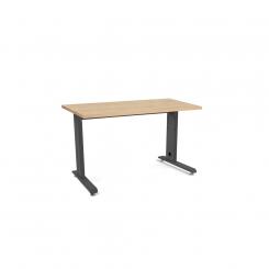 Rocada mesa de oficina serie metal 120x60 antracita / roble