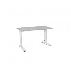 Rocada mesa de oficina serie metal 120x60 blanco / gris