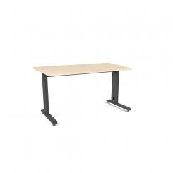 Rocada mesa de oficina serie metal 140x80 antracita / haya