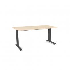 Rocada mesa de oficina serie metal 160x80 antracita / haya