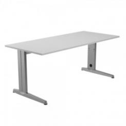 Rocada mesa de oficina serie metal 200x80 aluminio / gris