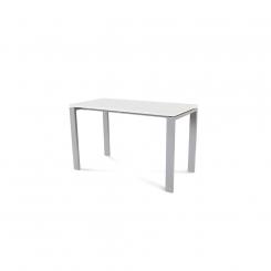 Rocada mesa de oficina serie total 120x60 aluminio /  blanco. DISPONIBLE EN DISTINTOS ACABADOS. CONSÚLTANOS TODAS LAS OPCIONES DISPONIBLES.