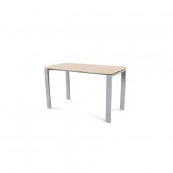 Rocada mesa de oficina serie total 120x60 aluminio / haya