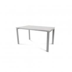 Rocada mesa de oficina serie total 140x80 aluminio/ gris