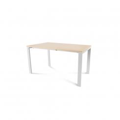 Rocada mesa de oficina serie total 140x80 blanco/ haya. DISPONIBLE EN DISTINTOS ACABADOS. CONSÚLTANOS TODAS LAS OPCIONES DISPONIBLES.