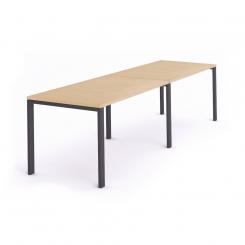 Rocada mesa de oficina serie total 320x80 antracita / haya
