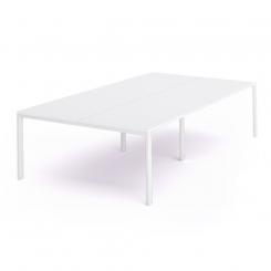 Rocada mesa de oficina serie total 360x163 blanco / blanco